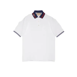 Gucci Cotton Piquet Polo with Interlocking G – GT07