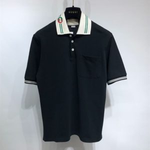 Gucci Cotton Piquet Polo with Interlocking G – GT09