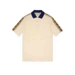 Gucci Polo with Interlocking G Stripe – GT13